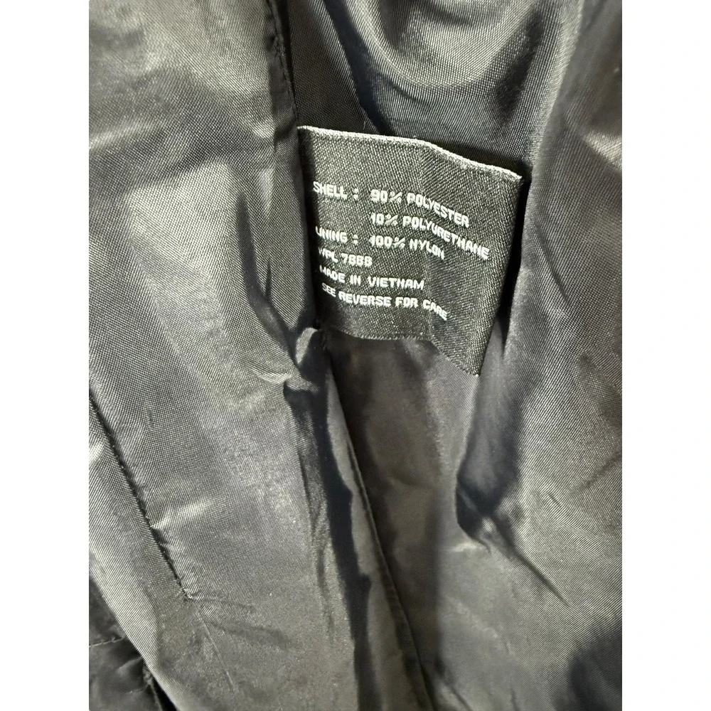 Anne Klein Coat Womens Petite Small Black Button Front Dressy Lined Classic PS - Picture 8 of 11